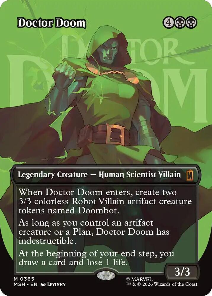 Doctor Doom 365 (Marvel Super Heroes)  - Borderless Foil | Good Games North