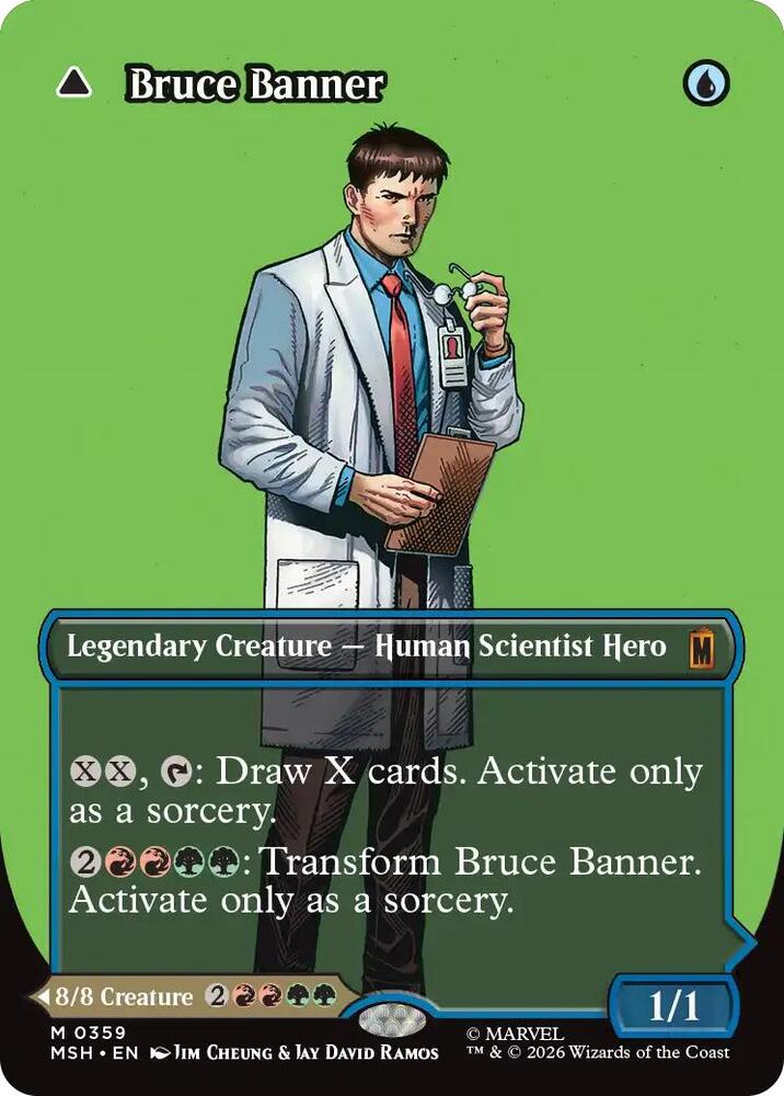 Bruce Banner // The Incredible Hulk 359 (Marvel Super Heroes)  - Borderless | Good Games North