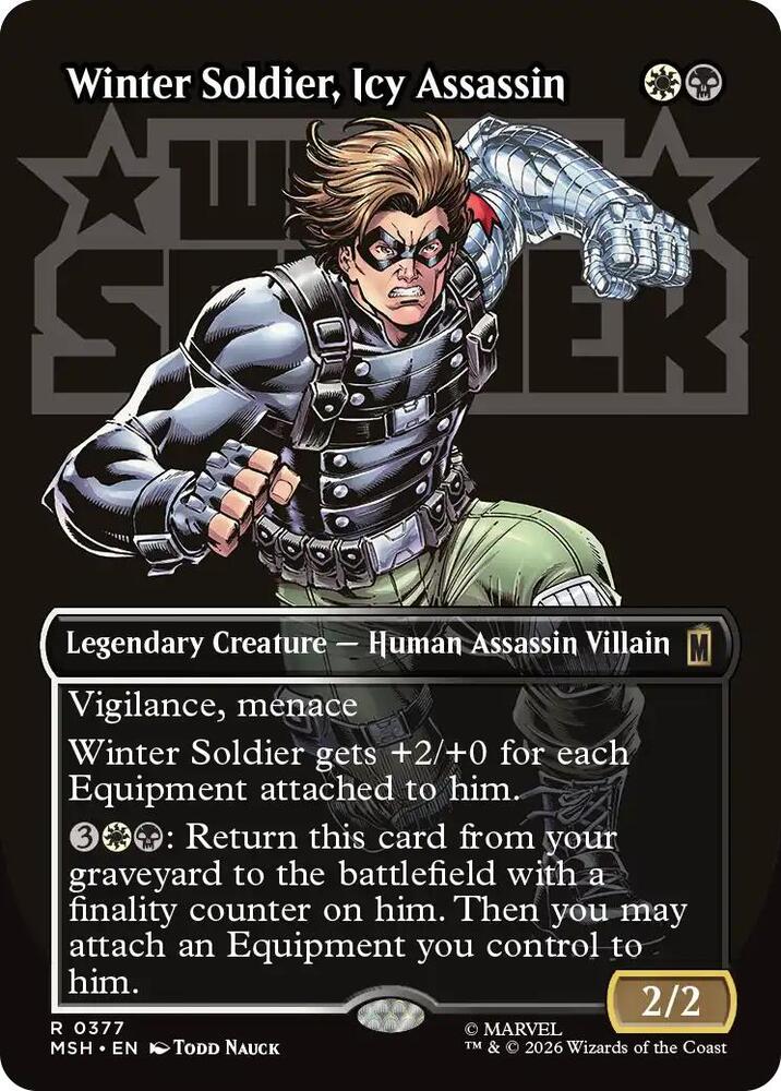 Winter Soldier, Icy Assassin 377 (Marvel Super Heroes)  - Borderless | Good Games North