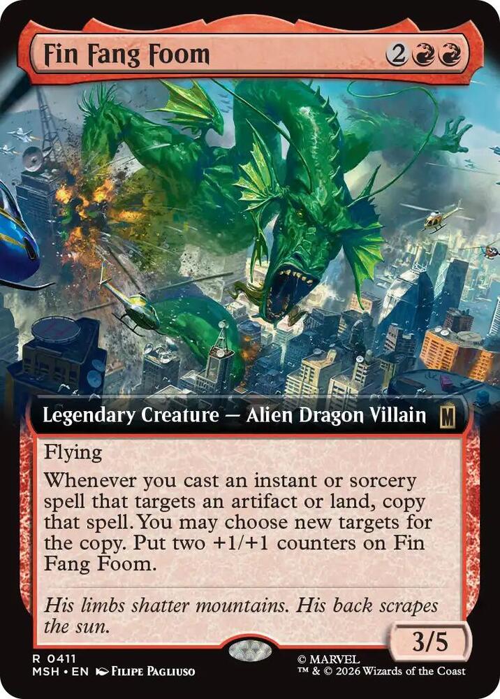 Fin Fang Foom 411 (Marvel Super Heroes)  - Extended Art | Good Games North