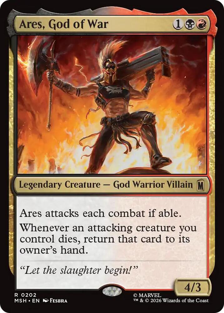 Ares, God of War 202 (Marvel Super Heroes)  - Foil | Good Games North