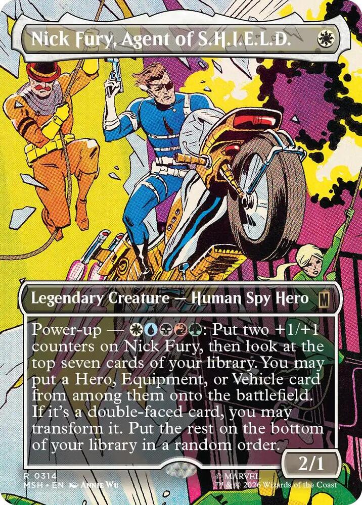 Nick Fury, Agent of S.H.I.E.L.D. 314 (Marvel Super Heroes)  - Borderless Foil | Good Games North