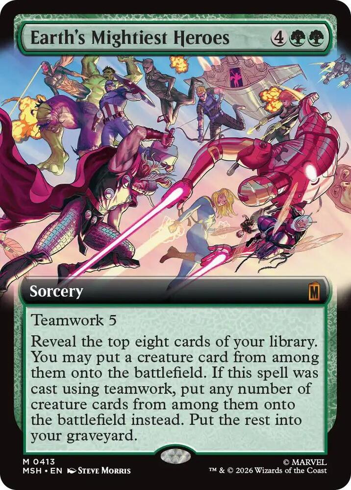 Earth's Mightiest Heroes 413 (Marvel Super Heroes)  - Extended Art | Good Games North