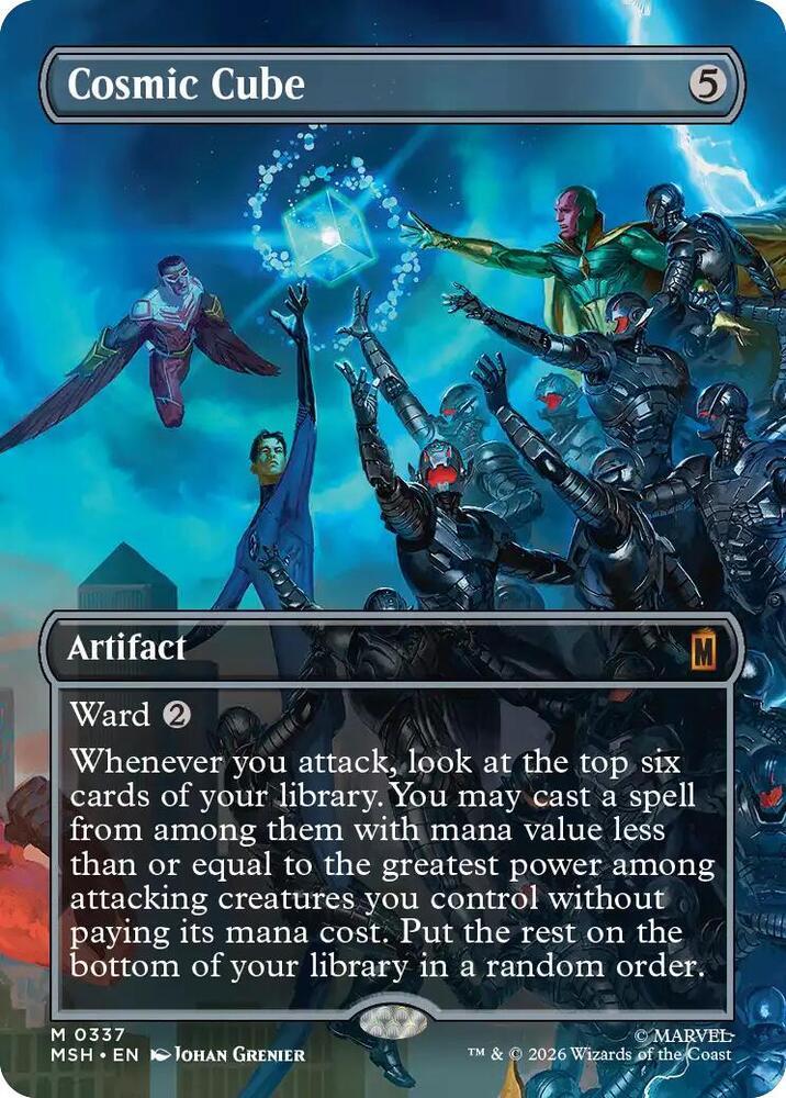 Cosmic Cube 337 (Marvel Super Heroes)  - Borderless Foil | Good Games North