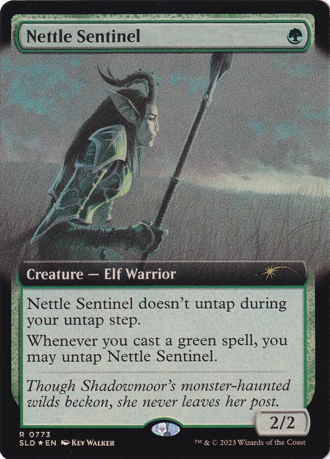 Nettle Sentinel 773 (Secret Lair Drop Series)  - Extended Art Foil | Good Games North