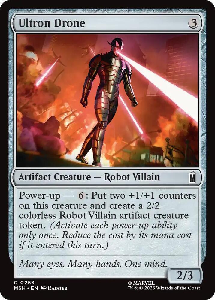 Ultron Drone 253 (Marvel Super Heroes)  - Foil | Good Games North