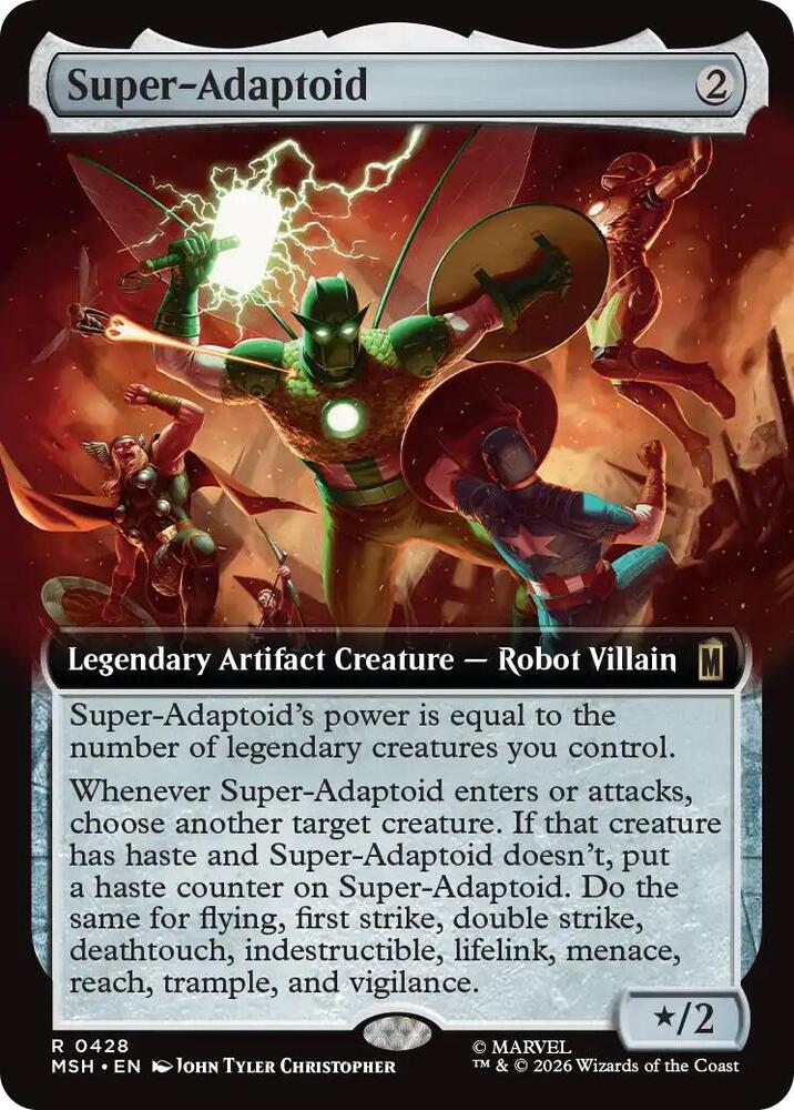 Super-Adaptoid 428 (Marvel Super Heroes)  - Extended Art Foil | Good Games North