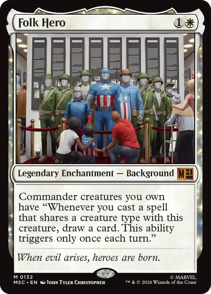 Folk Hero 132 (Commander: Marvel Super Heroes)  | Good Games North