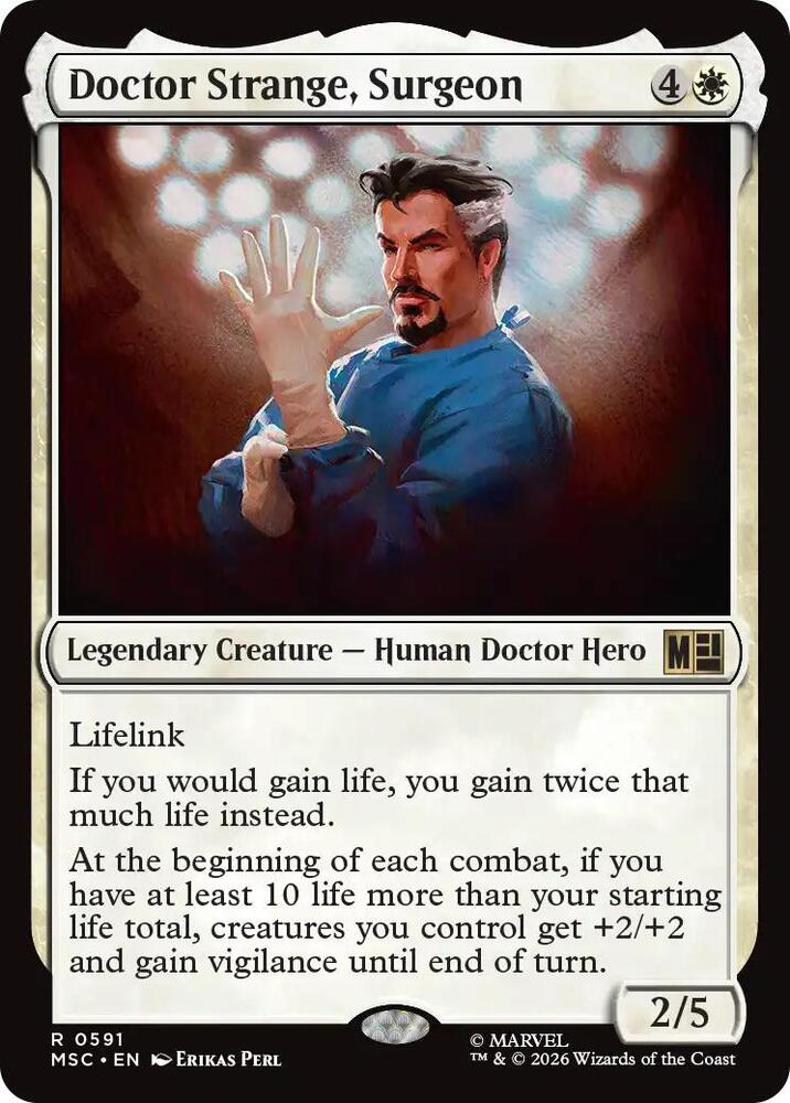 Doctor Strange, Surgeon 591 (Commander: Marvel Super Heroes)  - Foil | Good Games North