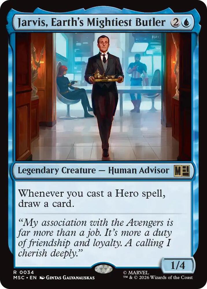 Jarvis, Earth's Mightiest Butler 34 (Commander: Marvel Super Heroes)  | Good Games North