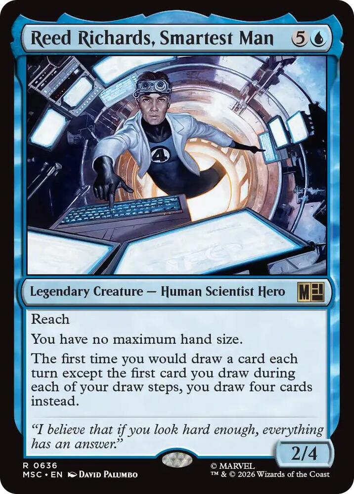 Reed Richards, Smartest Man 636 (Commander: Marvel Super Heroes)  | Good Games North