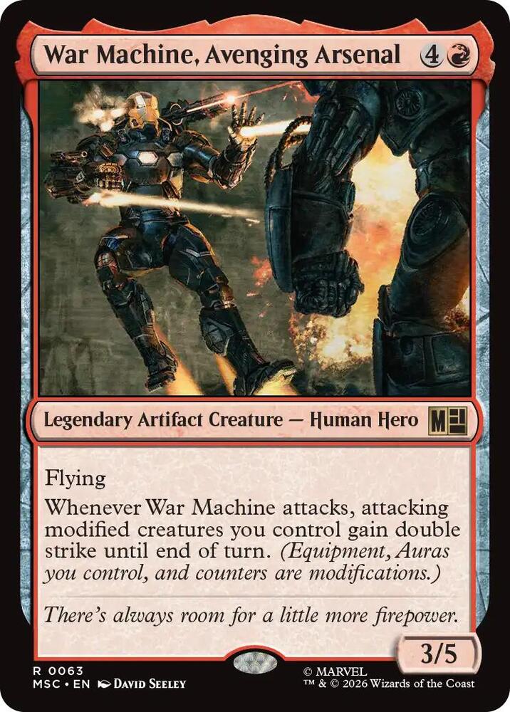 War Machine, Avenging Arsenal 63 (Commander: Marvel Super Heroes)  | Good Games North