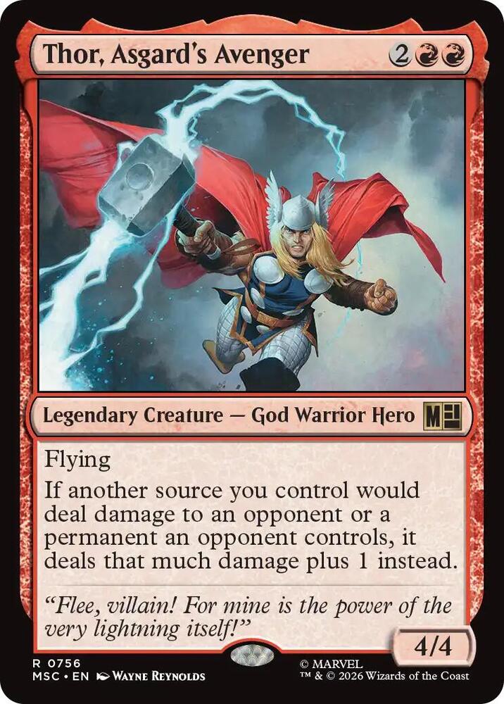 Thor, Asgard's Avenger 756 (Commander: Marvel Super Heroes)  | Good Games North