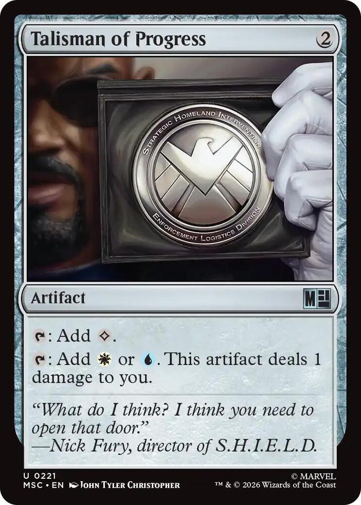 Talisman of Progress [dupe] 221 (Commander: Marvel Super Heroes)  | Good Games North