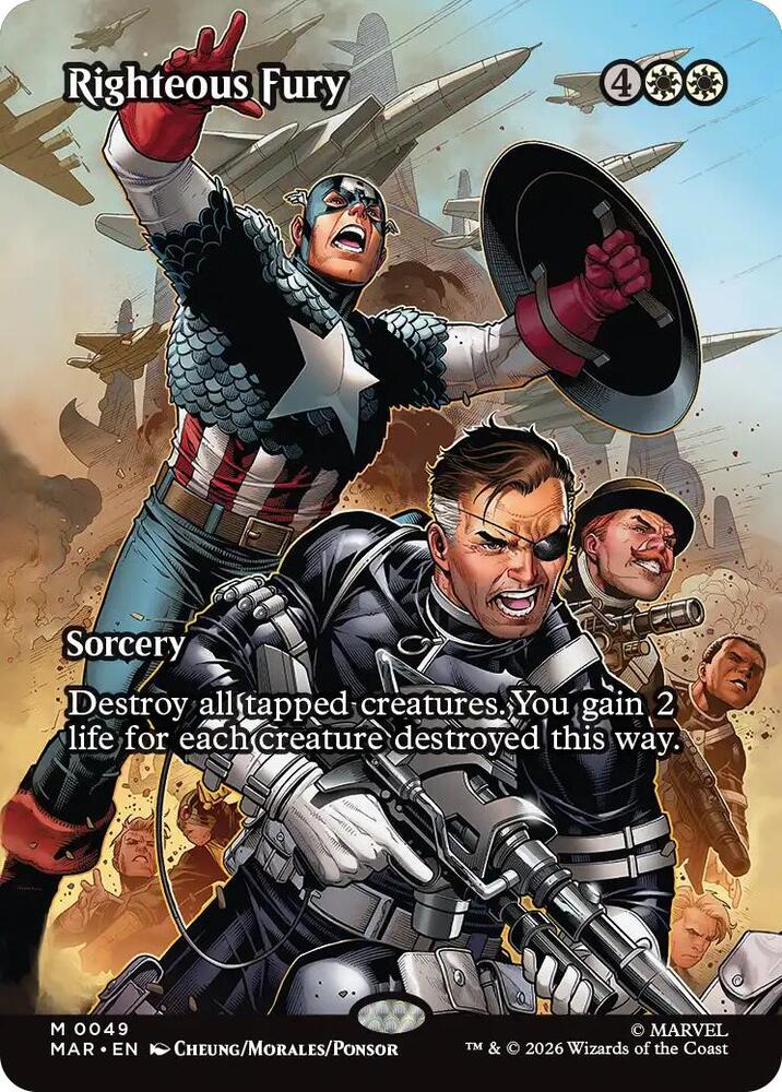 Righteous Fury 49 (Marvel Universe Eternal-Legal)  - Borderless | Good Games North