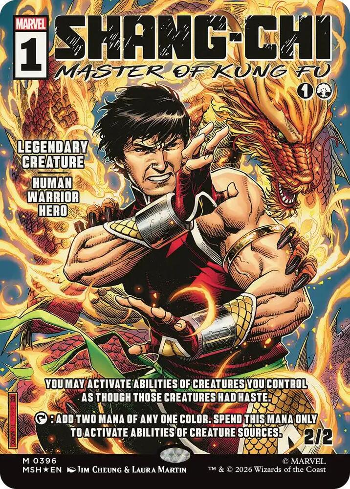 Shang-Chi, Master of Kung Fu 396 (Marvel Super Heroes)  - Borderless Foil | Good Games North