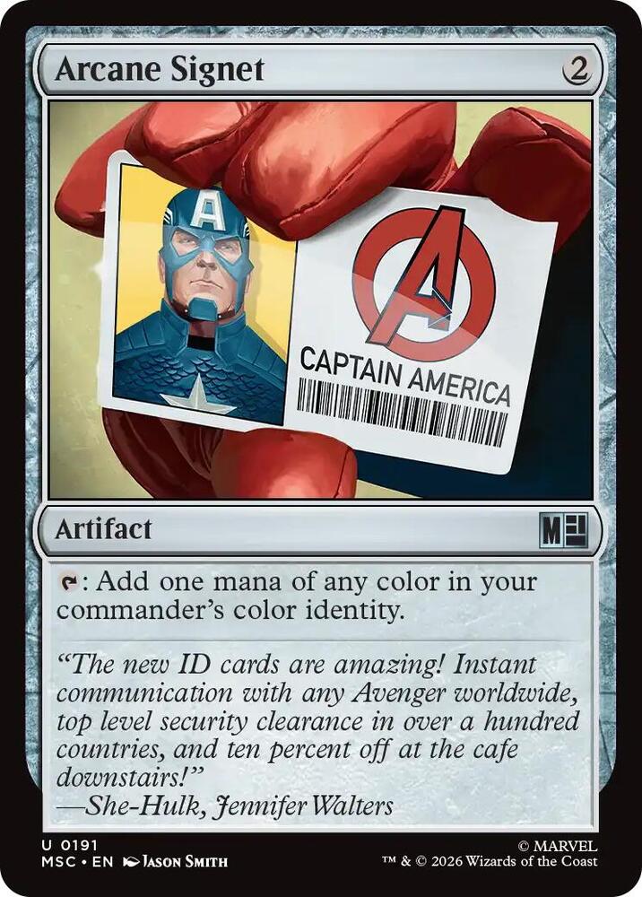 Arcane Signet 191 (Commander: Marvel Super Heroes)  | Good Games North