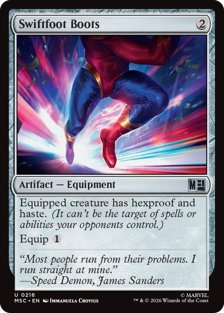 Swiftfoot Boots 216 (Commander: Marvel Super Heroes)  | Good Games North