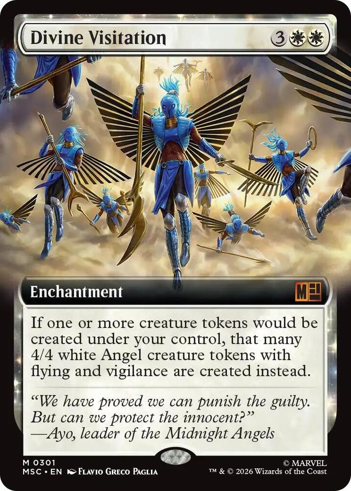 Divine Visitation Extended Art 301 (Commander: Marvel Super Heroes)  - Extended Art | Good Games North