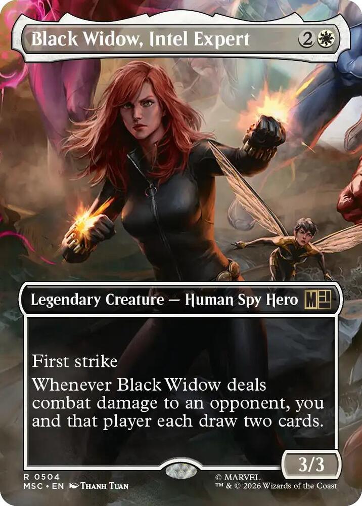 Black Widow, Intel Expert 504 (Commander: Marvel Super Heroes)  - Borderless | Good Games North