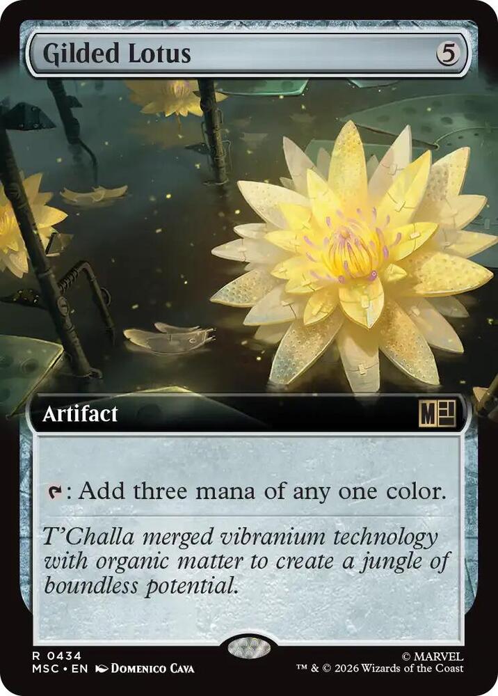 Gilded Lotus Extended Art 434 (Commander: Marvel Super Heroes)  - Extended Art | Good Games North