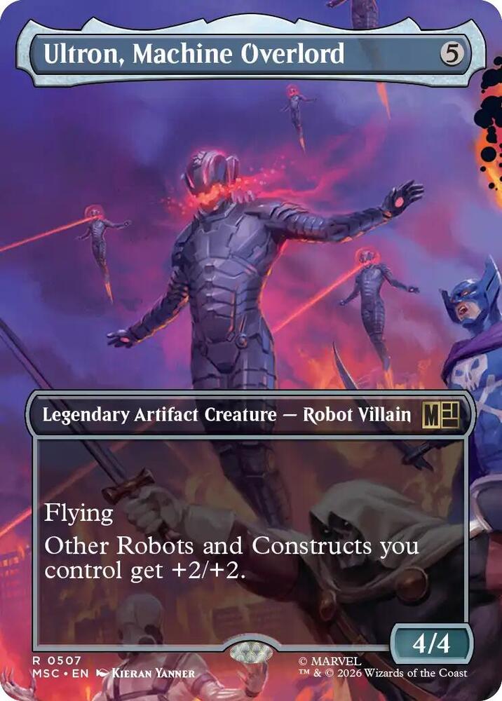 Ultron, Machine Overlord 507 (Commander: Marvel Super Heroes)  - Borderless | Good Games North