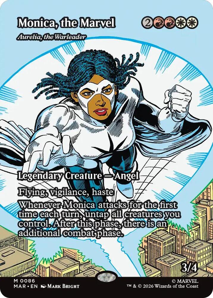 Monica the Marvel // Aurelia the Warleader 86 (Marvel Universe Eternal-Legal)  - Borderless | Good Games North