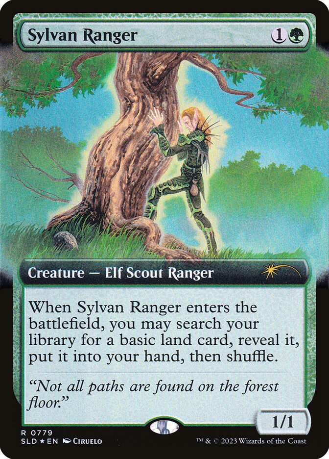 Sylvan Ranger 779 (Secret Lair Drop Series)  - Extended Art Foil | Good Games North