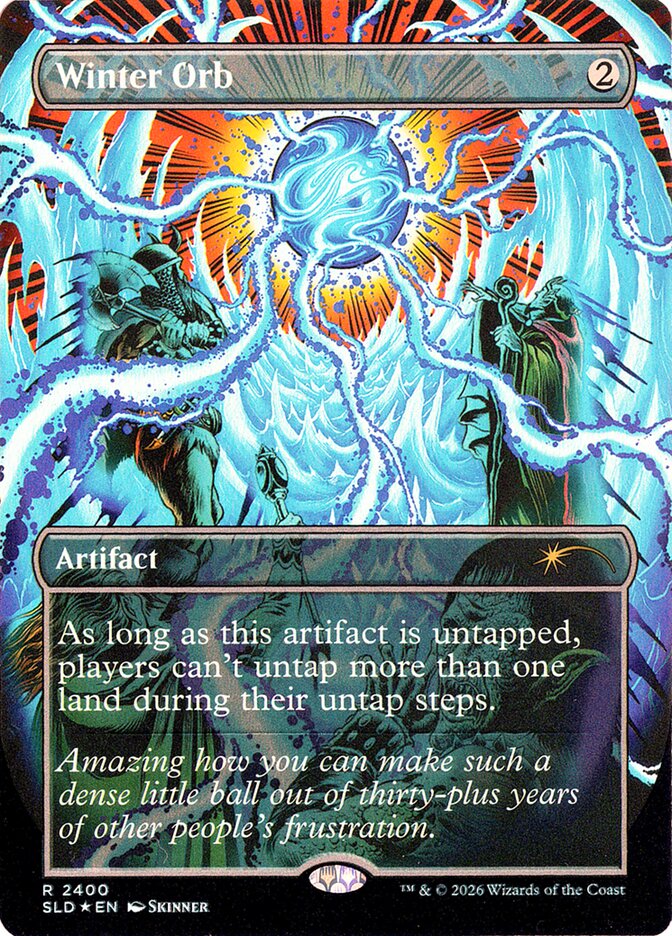 Winter Orb 2400 (Secret Lair Drop Series)  - Borderless Foil | Good Games North
