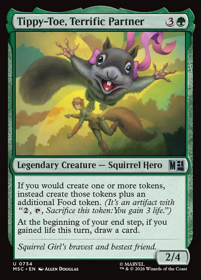 Tippy-Toe, Terrific Partner 734 (Commander: Marvel Super Heroes)  | Good Games North