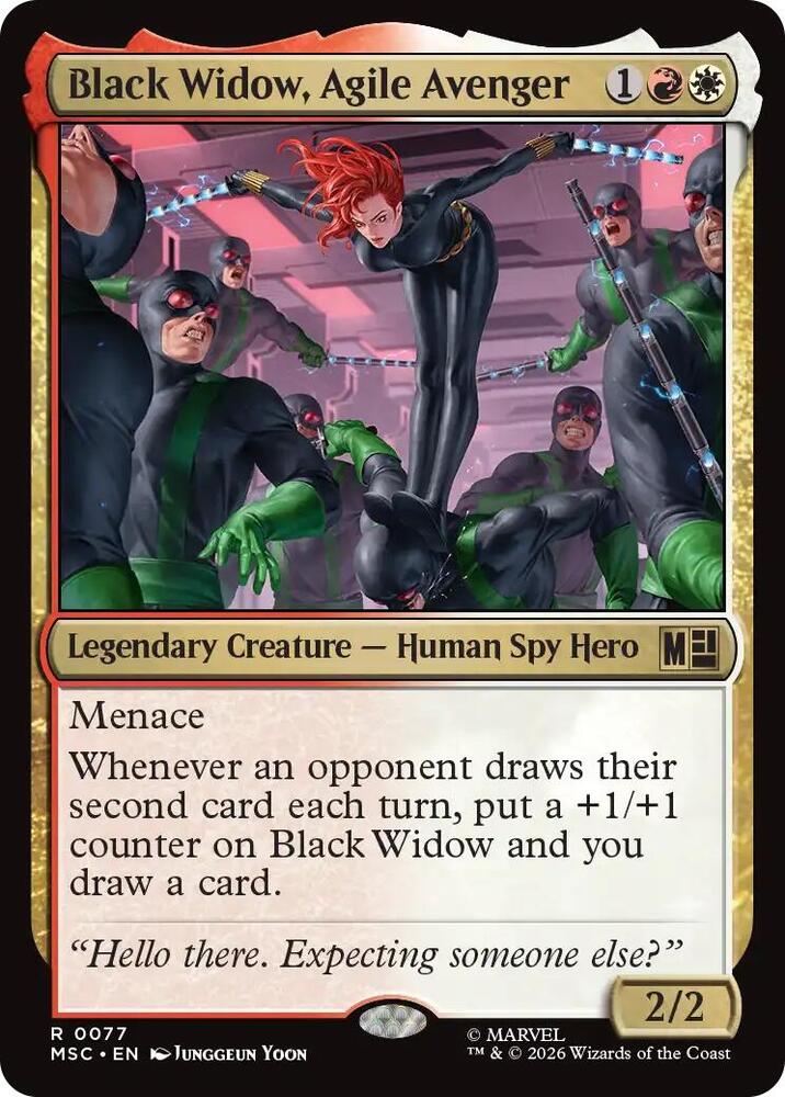 Black Widow Agile Avenger 77 (Commander: Marvel Super Heroes)  | Good Games North