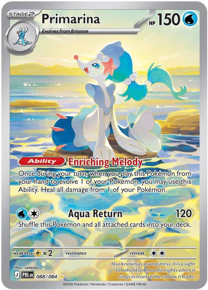 Primarina 088/084 (ME05: Pitch Black)  - Holofoil | Good Games North