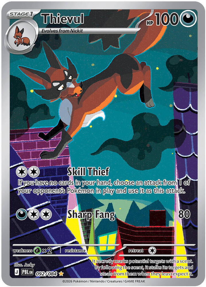 Thievul 092/084 (ME05: Pitch Black)  - Holofoil | Good Games North