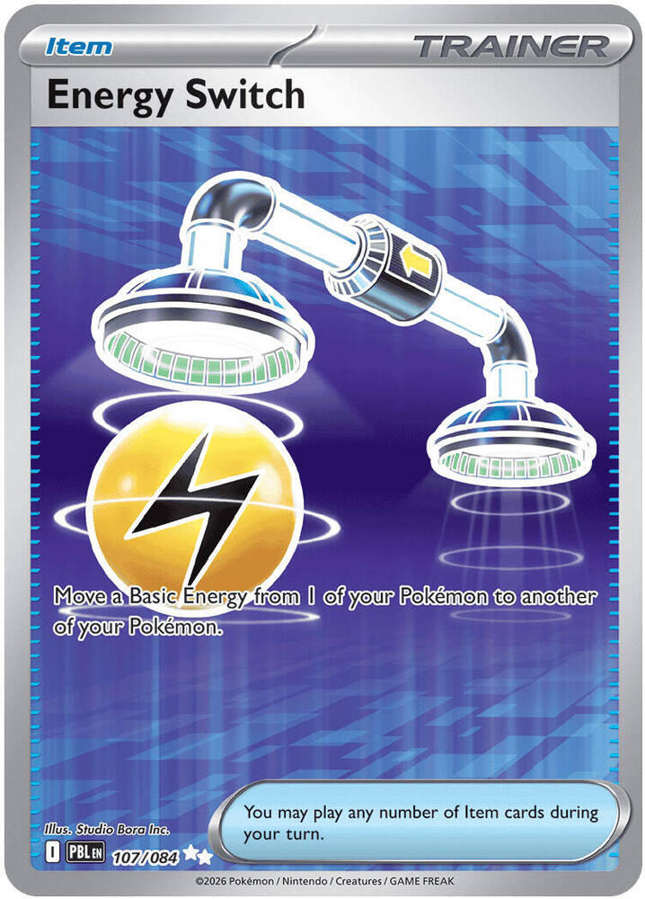Energy Switch 107/084 (ME05: Pitch Black)  - Holofoil | Good Games North