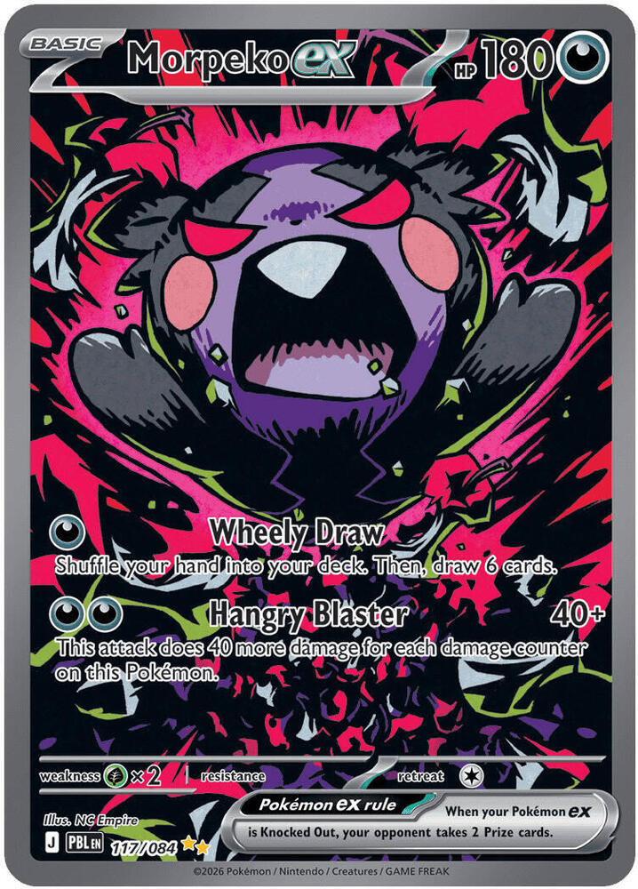 Morpeko ex 117/084 (ME05: Pitch Black)  - Holofoil | Good Games North
