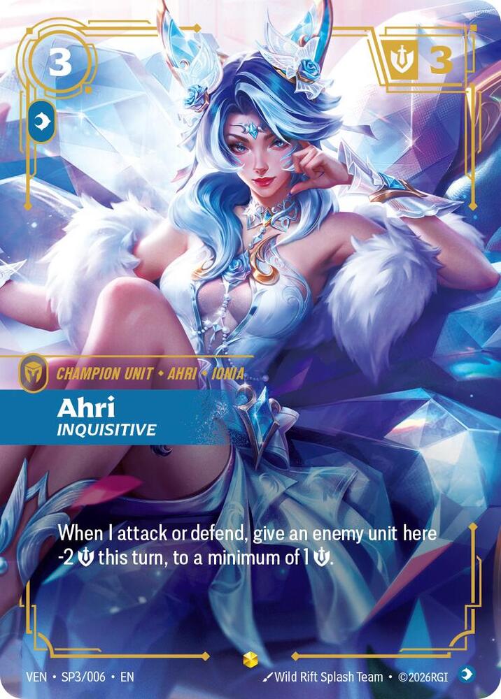 Ahri - Inquisitive SP3/006 (Vendetta)  - Foil | Good Games North