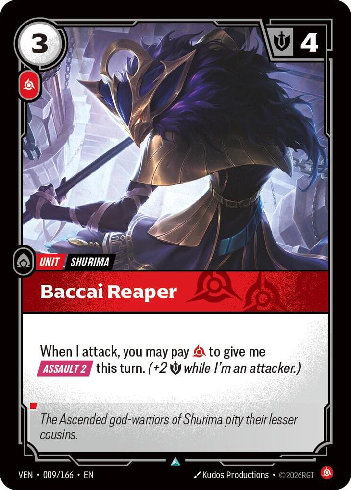 Baccai Reaper 009/166 (Vendetta)  - Foil | Good Games North