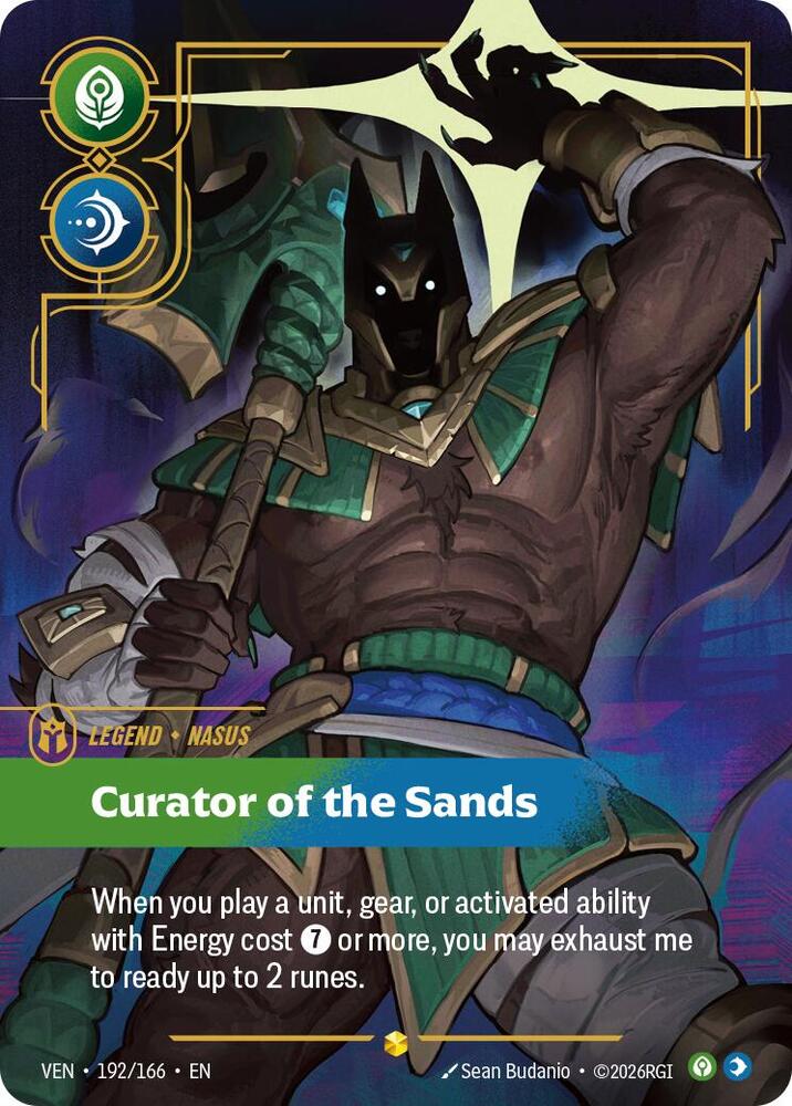 Nasus - Curator of the Sands 192/166 (Vendetta)  - Foil | Good Games North
