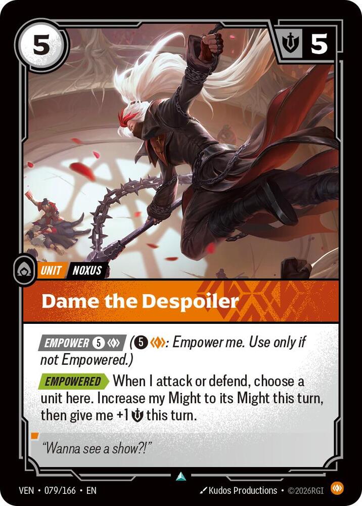 Dame the Despoiler 079/166 (Vendetta)  | Good Games North