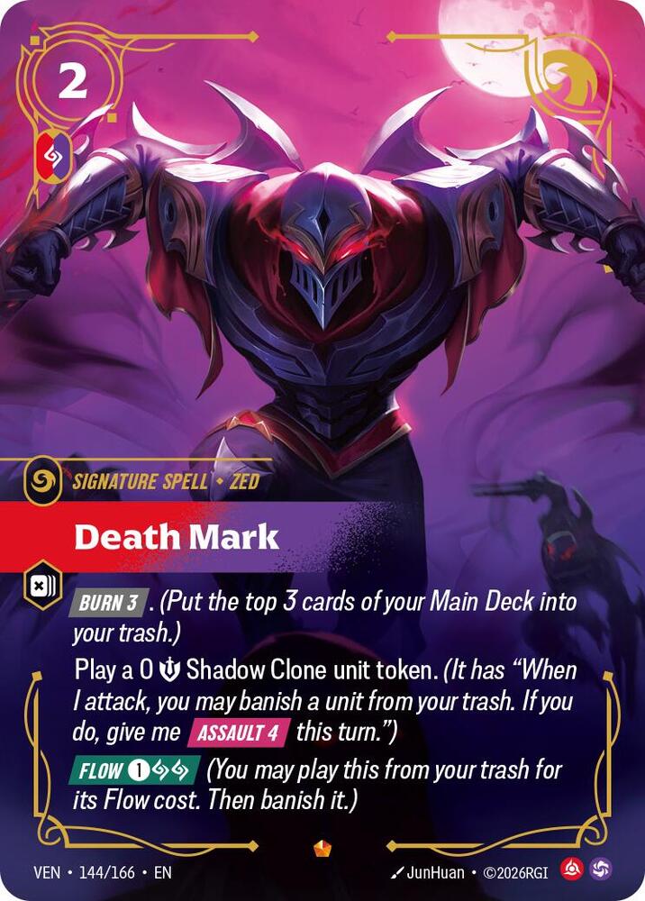 Death Mark 144/166 (Vendetta)  - Foil | Good Games North