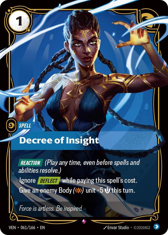 Decree of Insight 061/166 (Vendetta)  - Foil | Good Games North