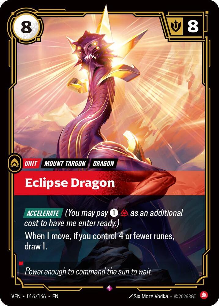 Eclipse Dragon 016/166 (Vendetta)  - Foil | Good Games North