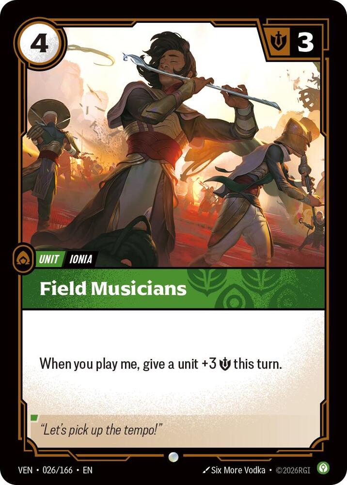Field Musicians 026/166 (Vendetta)  | Good Games North