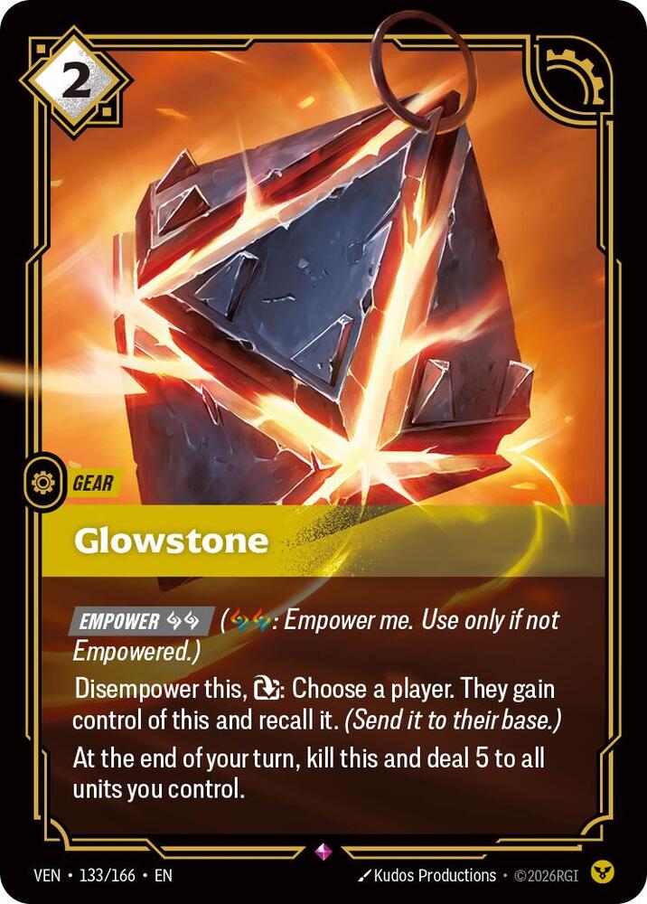 Glowstone 133/166 (Vendetta)  - Foil | Good Games North