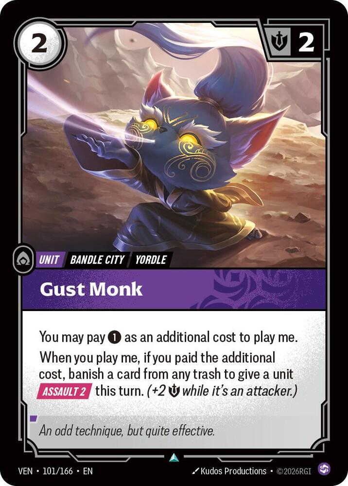 Gust Monk 101/166 (Vendetta)  | Good Games North