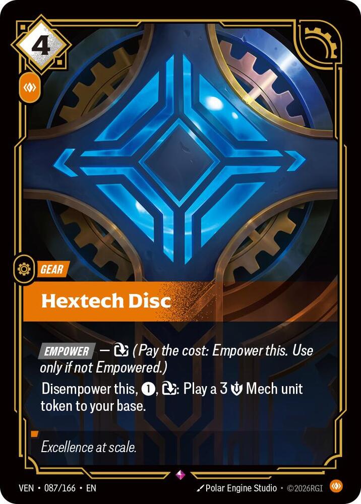 Hextech Disc 087/166 (Vendetta)  - Foil | Good Games North