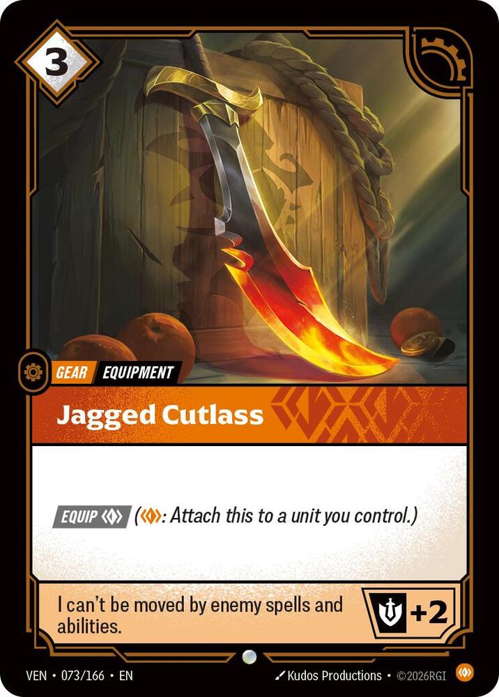 Jagged Cutlass 073/166 (Vendetta)  | Good Games North