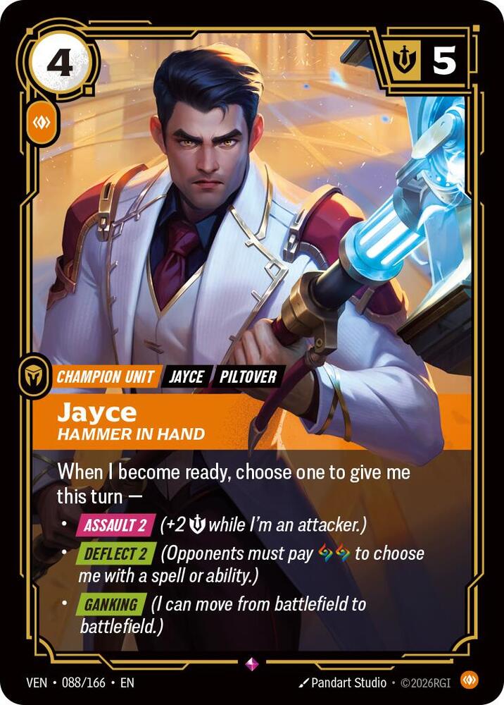 Jayce - Hammer in Hand 088/166 (Vendetta)  - Foil | Good Games North