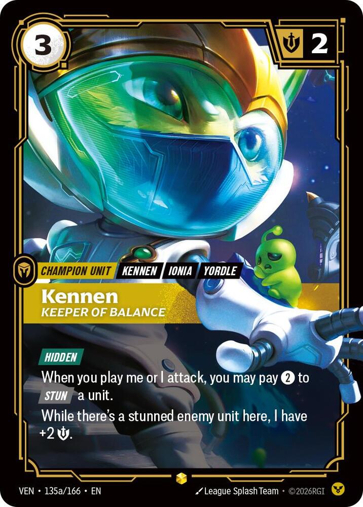 Kennen - Keeper of Balance 135a/166 (Vendetta)  - Foil | Good Games North