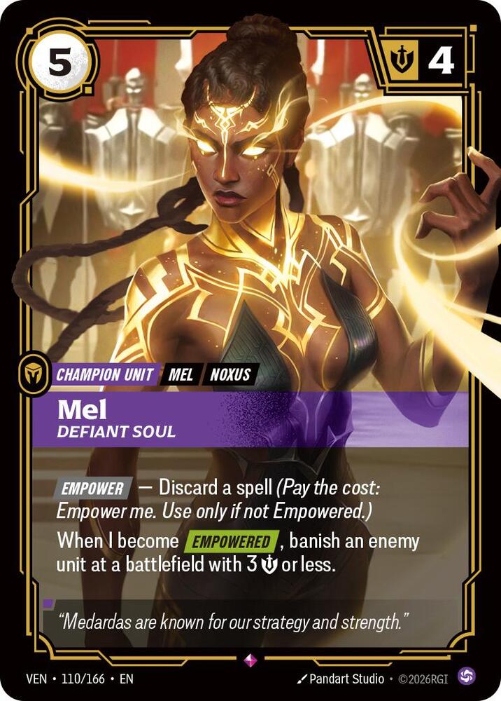Mel - Defiant Soul 110/166 (Vendetta)  - Foil | Good Games North